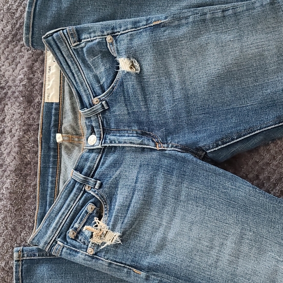 Rag & Bone Skinny Destructed Jeans - Picture 8 of 14